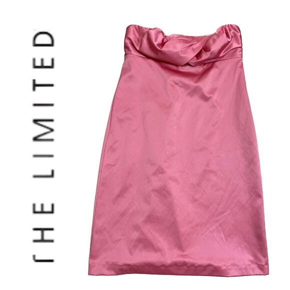 The Limited Pink Satin Mini Dress Size 8 NWT - Picture 1 of 5